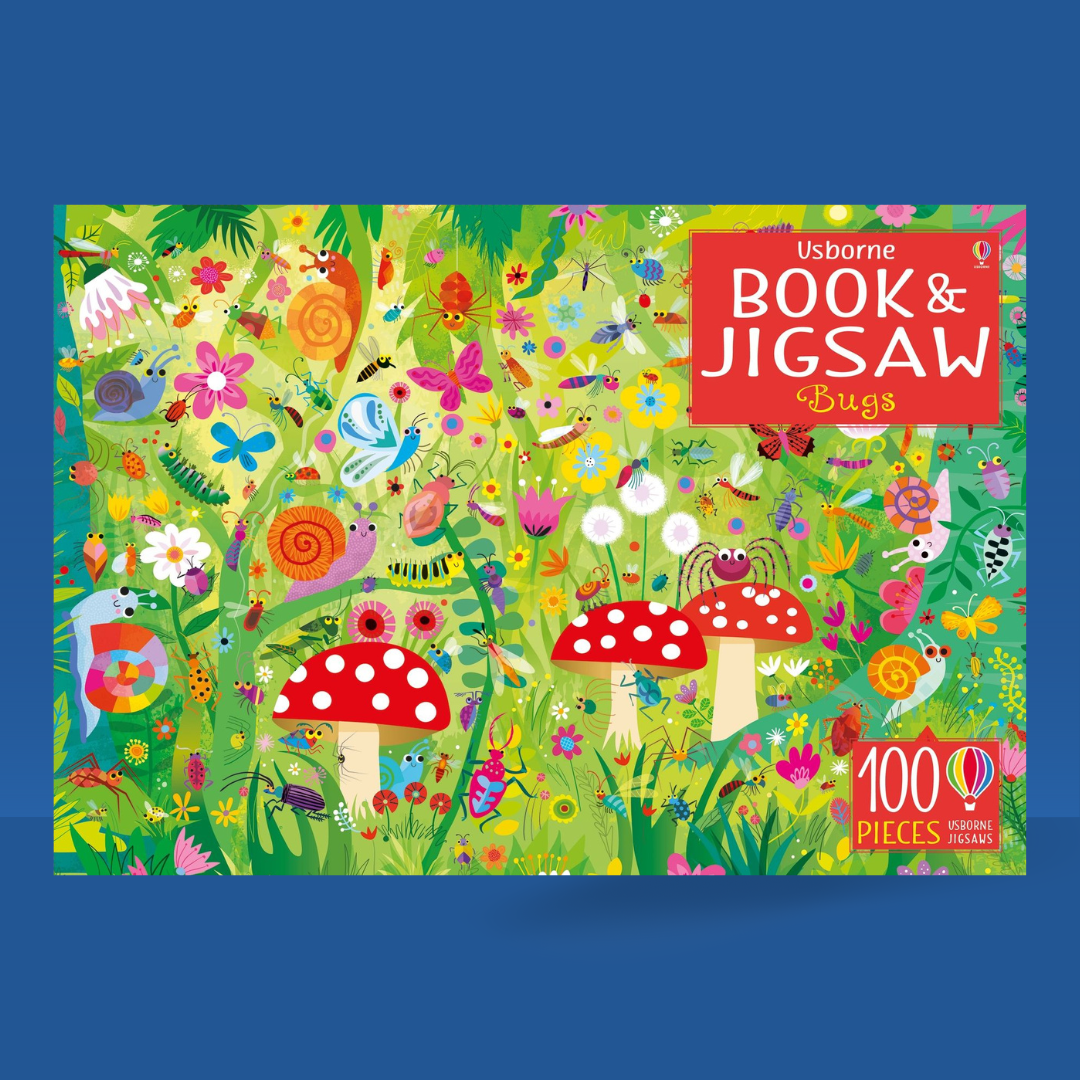 Little Bookworms | Usborne Book and Jigsaw - Bugs by Weirs of Baggot Street