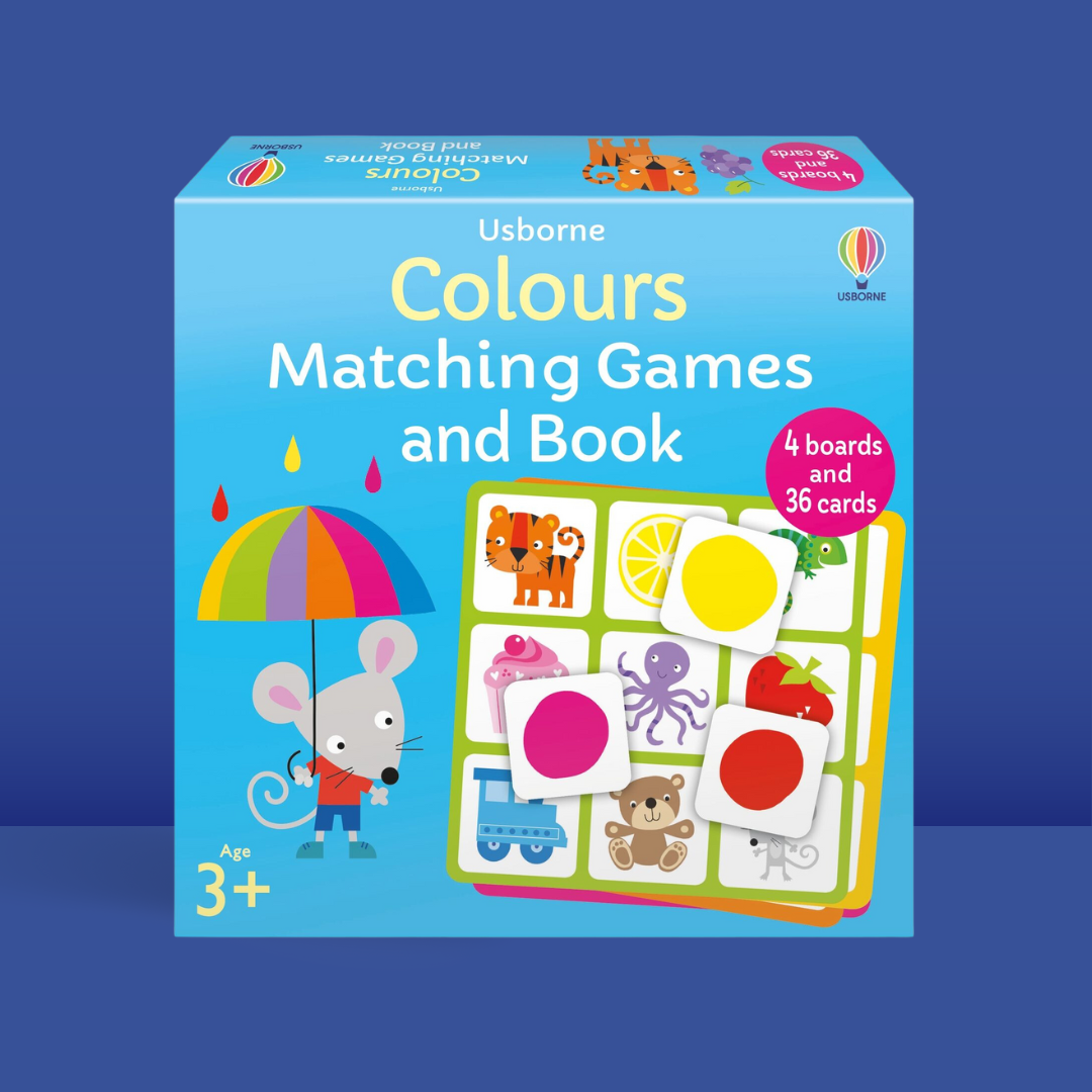 Little Bookworms | Usborne Colours Matching Games And Book by Weirs of Baggot Street