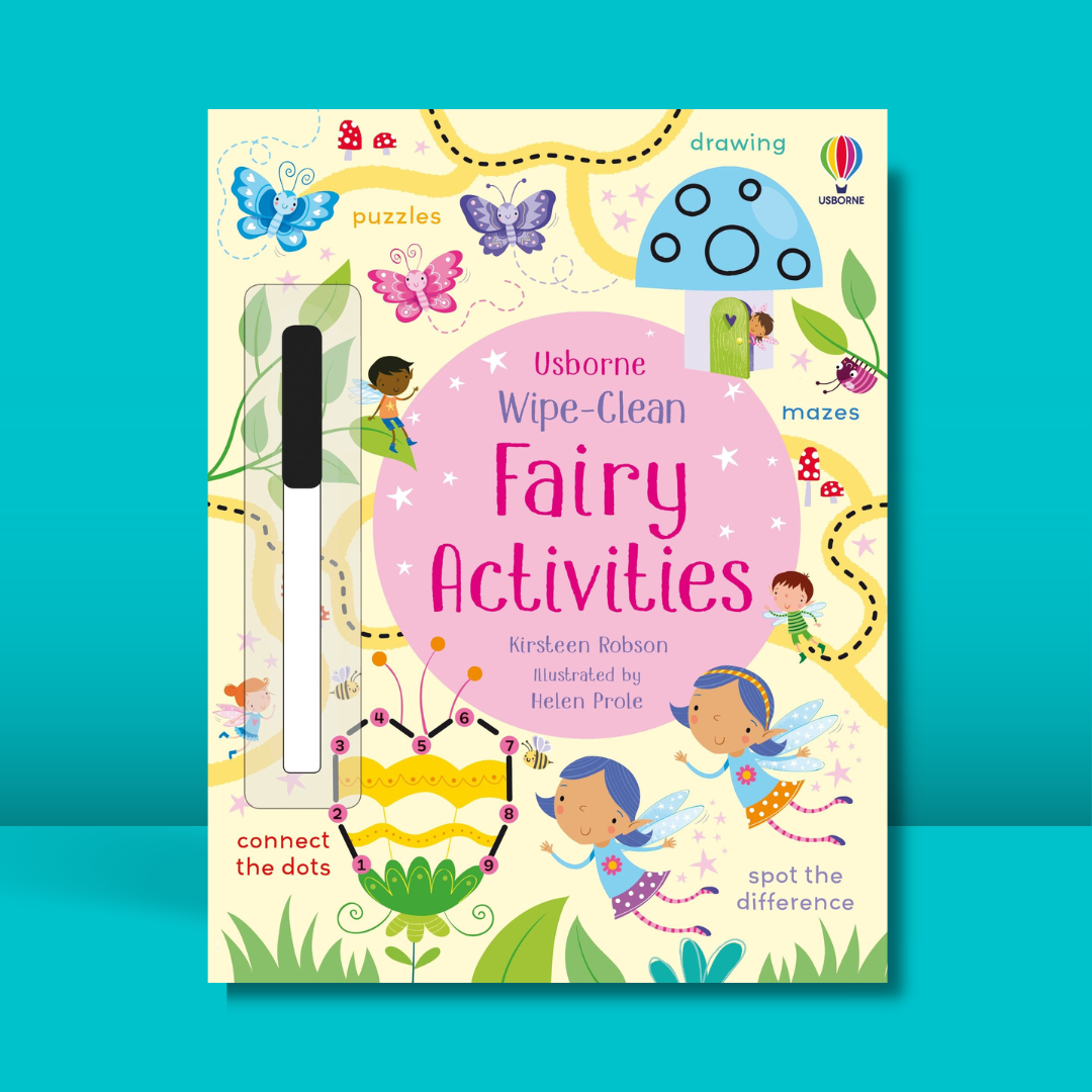 Little Bookworms | Usborne Wipe-Clean Fairy Activities by Weirs of Baggot Street