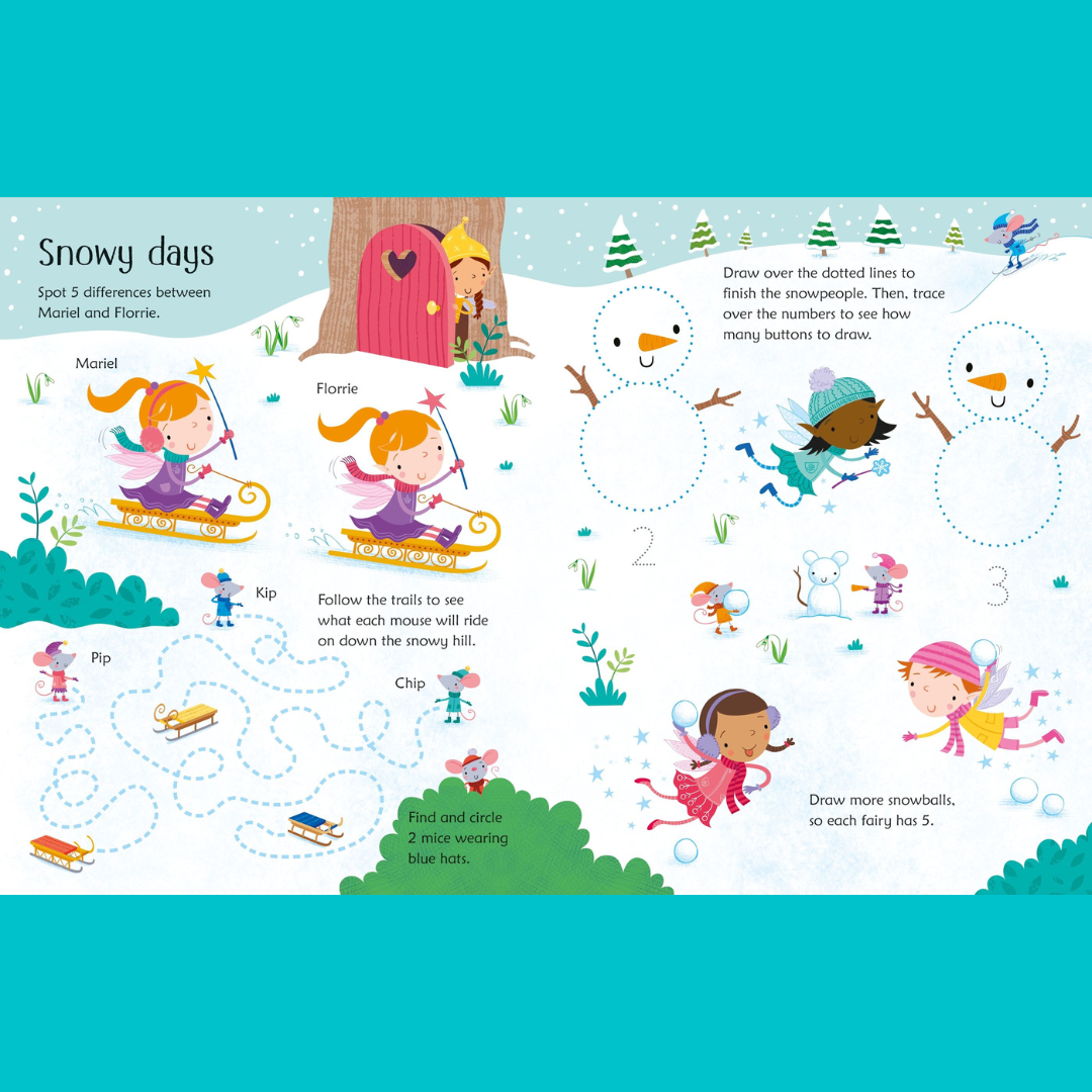 Little Bookworms | Usborne Wipe-Clean Fairy Activities by Weirs of Baggot Street