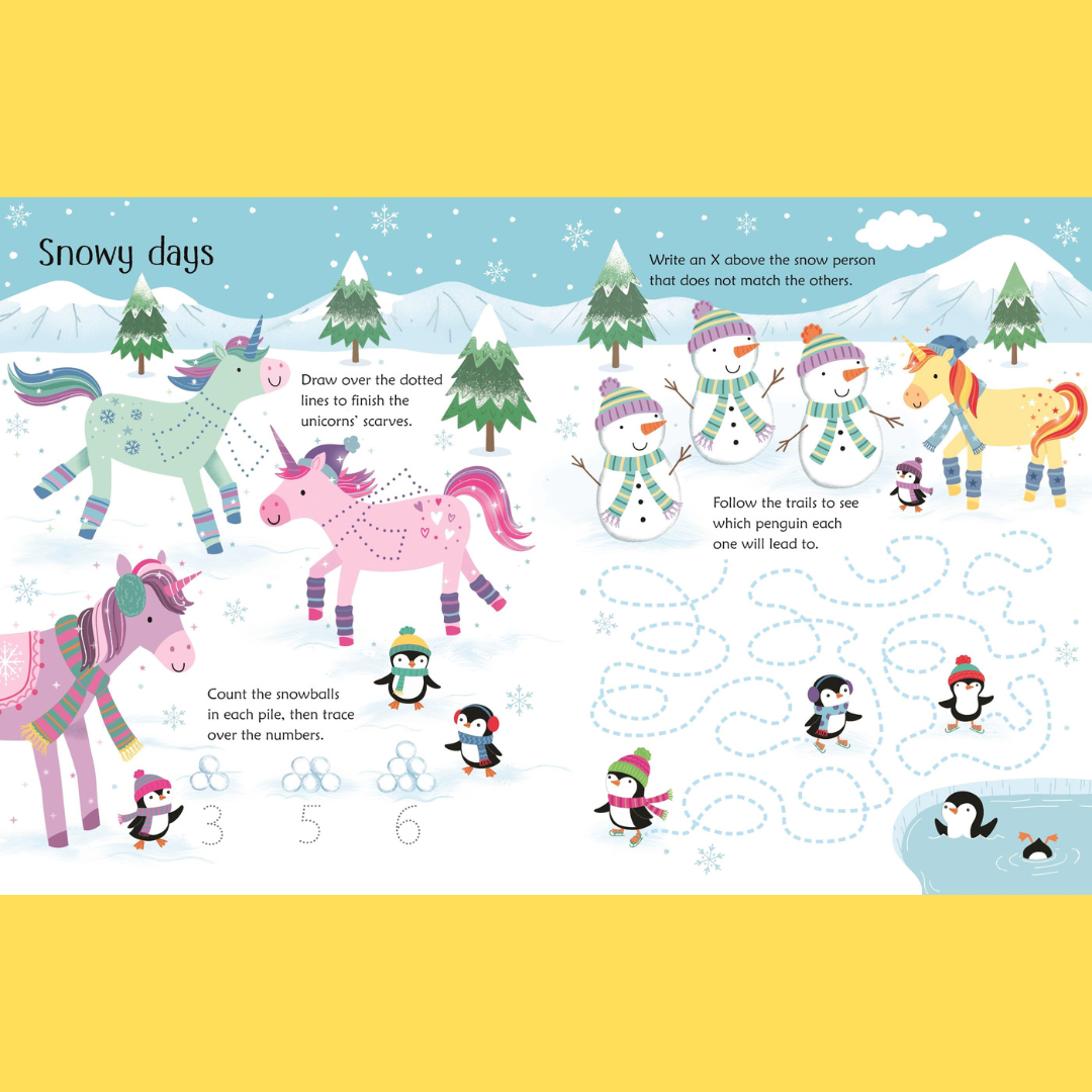 Little Bookworms | Usborne Wipe-Clean Unicorn Activities by Weirs of Baggot Street'