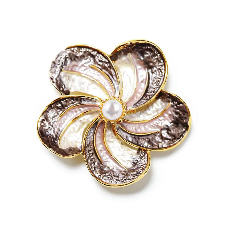 Magnetic Flower Brooch