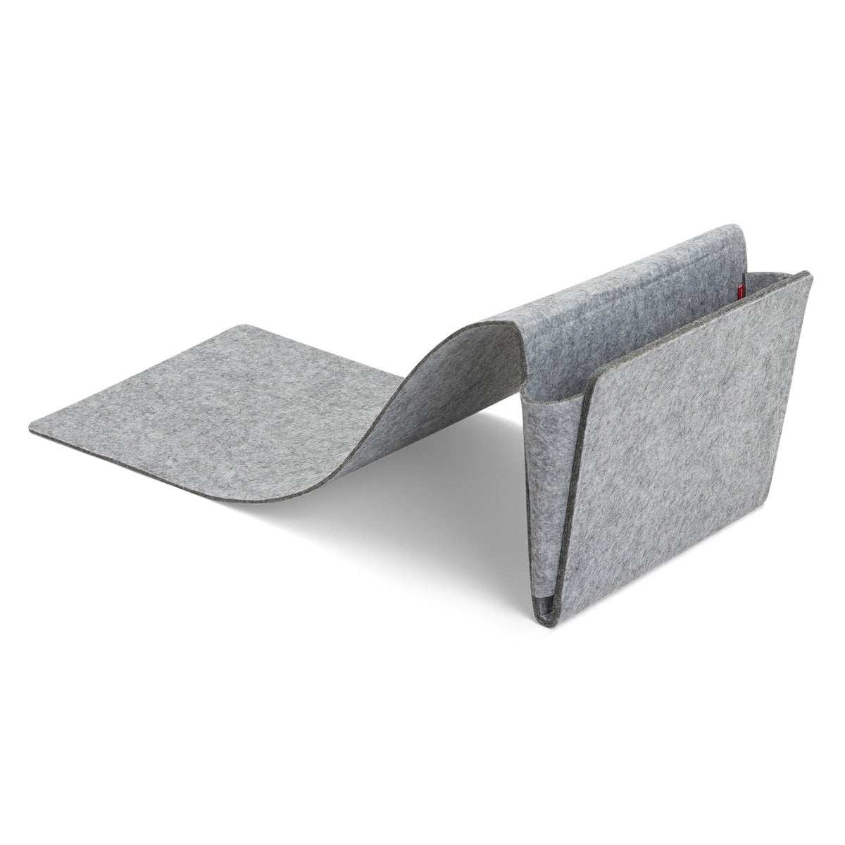 Grey felt Kikkerland Sofa Pocket organiser with storage compartments