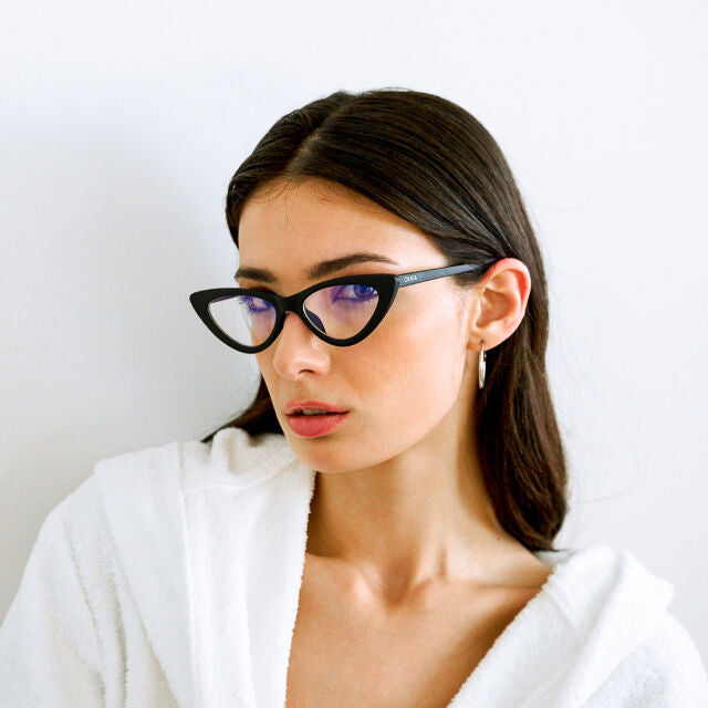 Fab Gifts | Okkia Reading Glasses Adriana Cat Black 2.00 by Weirs of Baggot Street