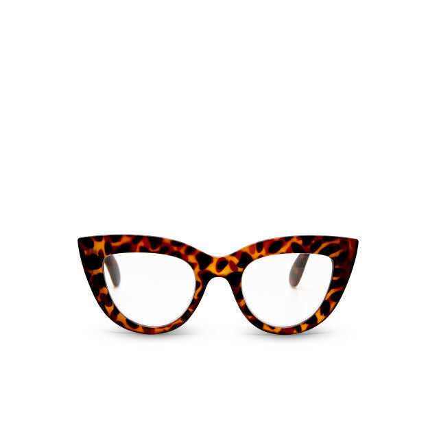 Fab Gifts | Okkia Reading Glasses Claudia Big Cat Havana 2.50 by Weirs of Baggot Street