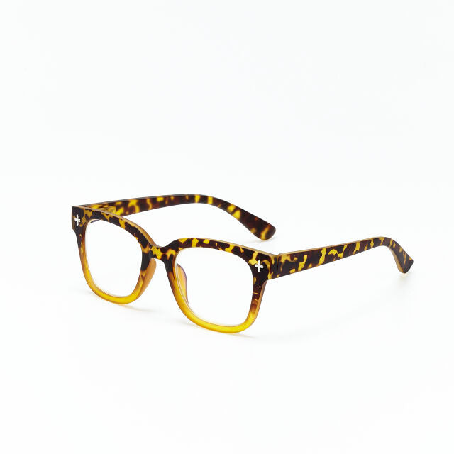 Okkia Reading Glasses Giovanni Havana Yellow 3.00 by Weirs of Baggot Street