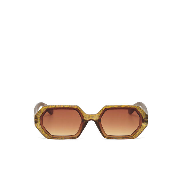 Fab Gifts | Okkia Sunglasses Andrea Hexagon Gold by Weirs of Baggot Street