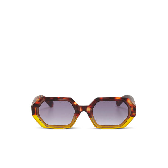 Fab Gifts | Okkia Sunglasses Andrea Hexagon Havana Yellow by Weirs of Baggot Street