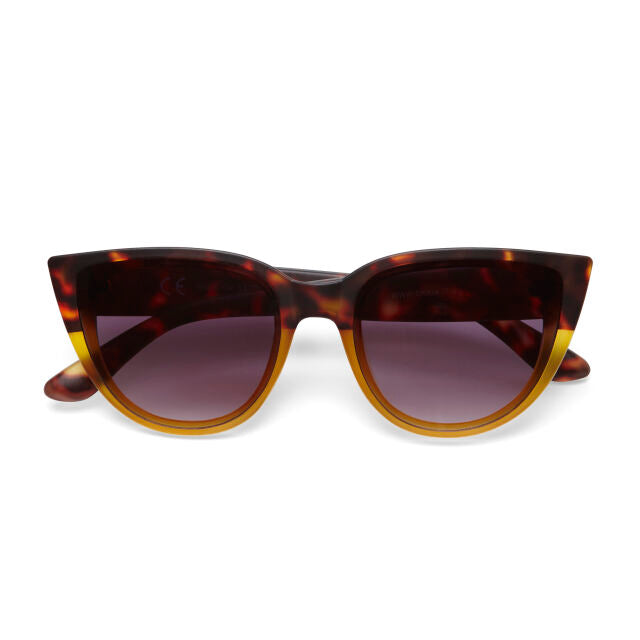 Fab Gifts | Okkia Sunglasses Silvia Big Cat Havana Yellow by Weirs of Baggot Street