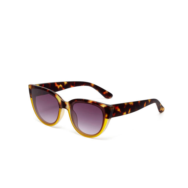 Fab Gifts | Okkia Sunglasses Silvia Big Cat Havana Yellow by Weirs of Baggot Street