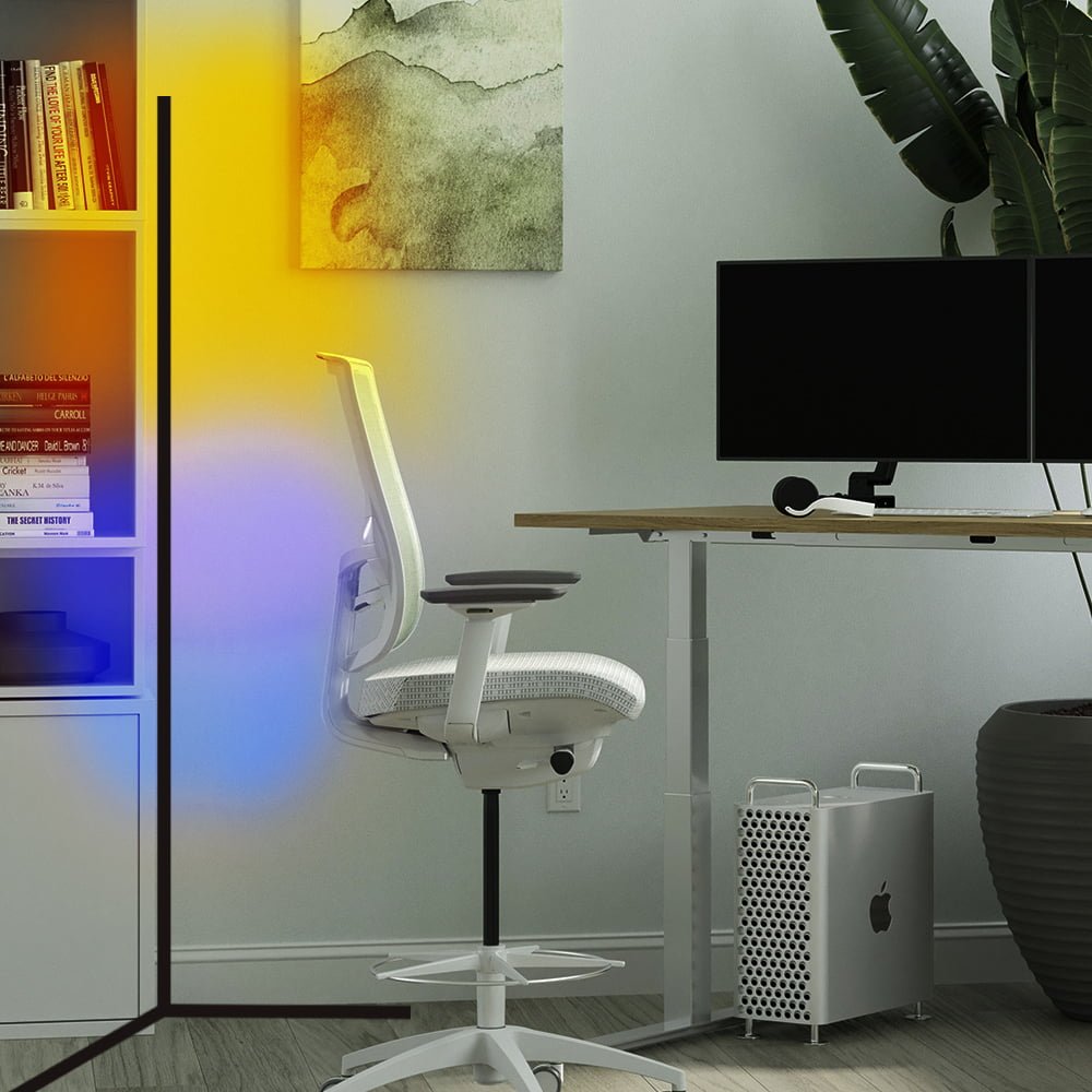 RGB Throne Light Smart Corner Floor Lamp by Weirs of Baggot Street