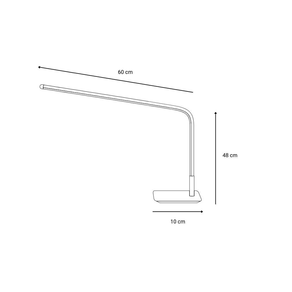 Skiva LED Table Lamp White - warm & cool light settings