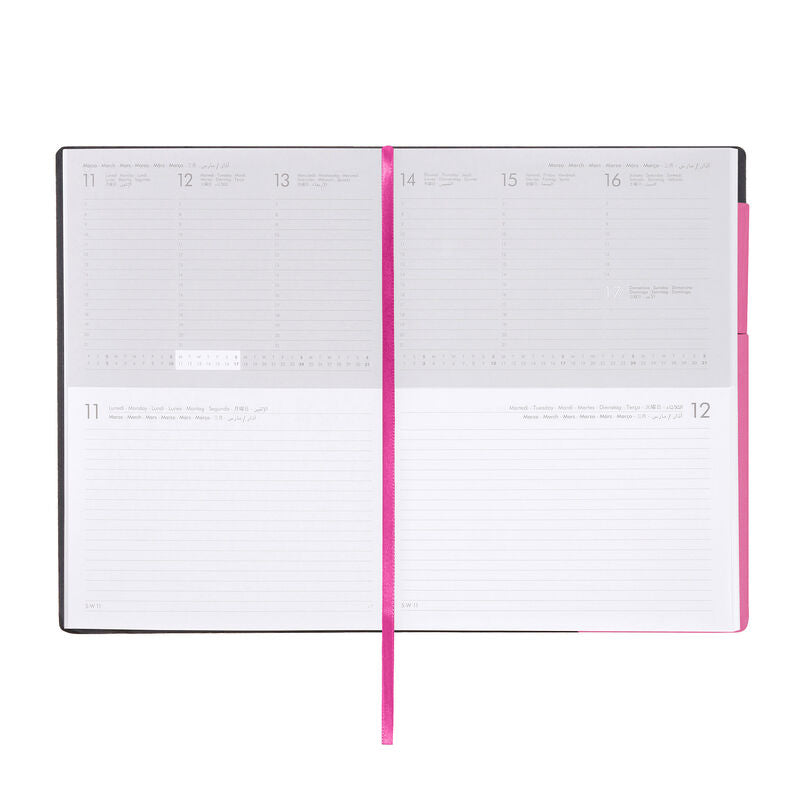 Stationery 2024 Diary | Legami 12 Month Large Daily Diary 2024 Bougainvillea by Weirs of Baggot Street
