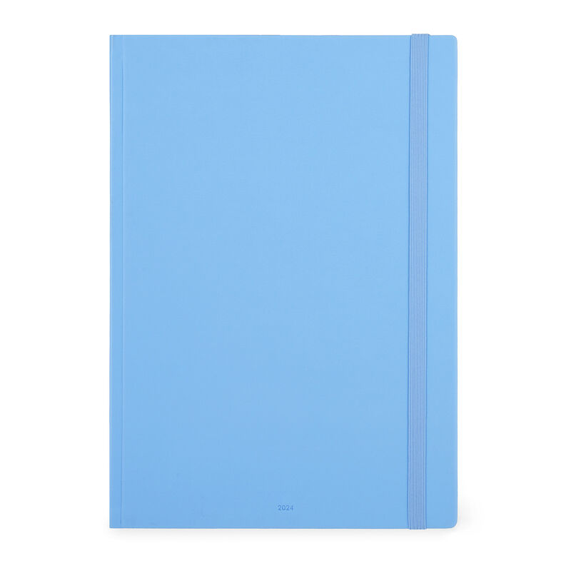Stationery 2024 Diary | Legami 12 Month Maxi Daily Diary 2024 Crystal Blue  by Weirs of Baggot Street