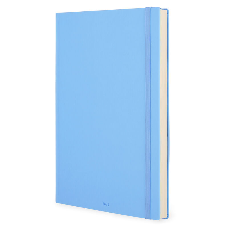 Stationery 2024 Diary | Legami 12 Month Maxi Daily Diary 2024 Crystal Blue  by Weirs of Baggot Street