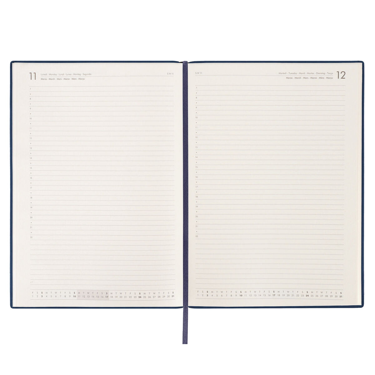 Stationery 2024 Diary | Legami 12 Month Maxi Daily Diary 2024 Galactic Blue by Weirs of Baggot Street
