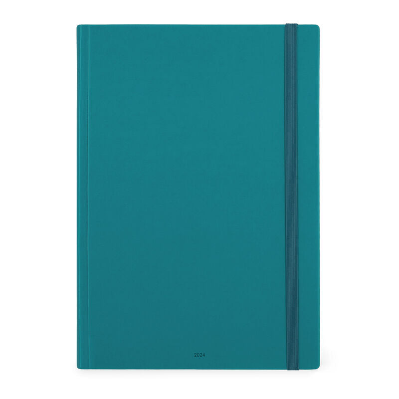 Stationery 2024 Diary | Legami 12 Month Maxi Daily Diary 2024 Malachite Green by Weirs of Baggot Street