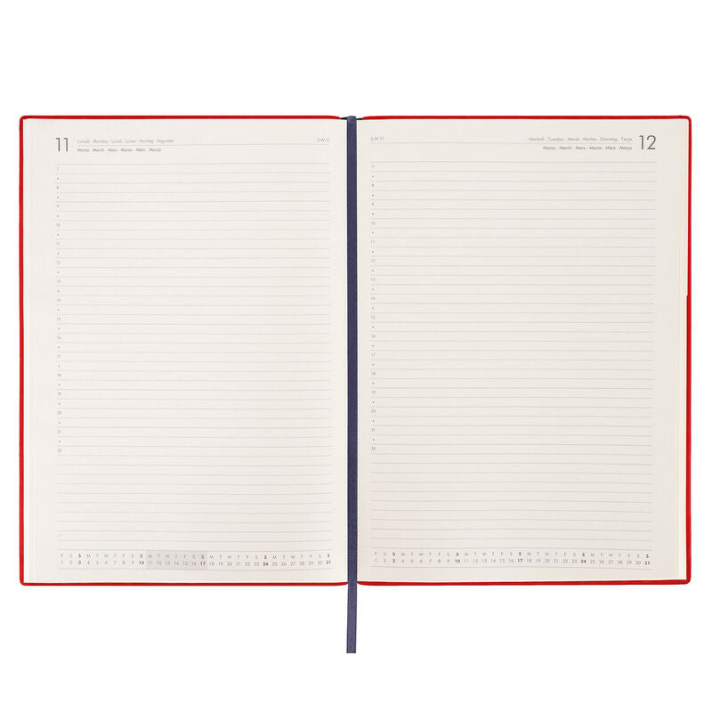 Stationery 2024 Diary | Legami 12 Month Maxi Daily Diary 2024 Red Passion by Weirs of Baggot Street