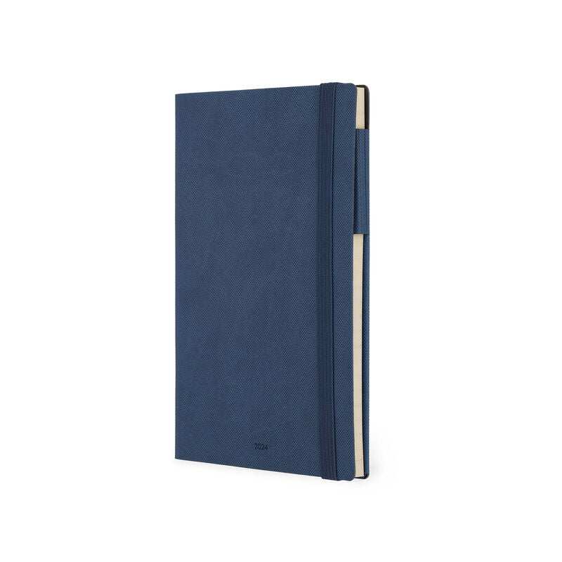 Stationery 2024 Diary | Legami 12 Month Medium Daily Diary 2024 Galactic Blue by Weirs of Baggot Street