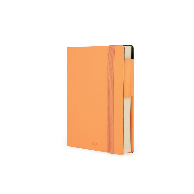 Stationery 2024 Diary | Legami 12 Month Small Daily Diary 2024 Fresh Apricot by Weirs of Baggot Street