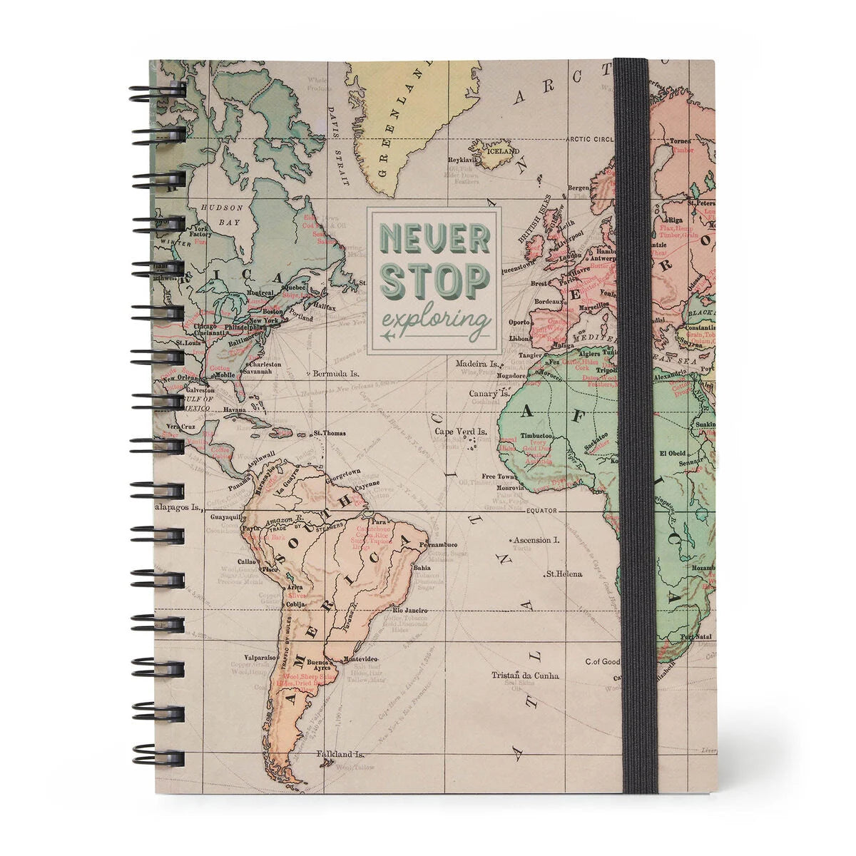 Stationery Legami A5 Spiral Notebook Lined Stars by Weirs of Baggot Street