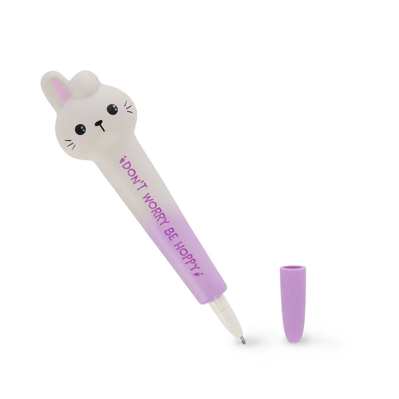 Stationery | Legami Squishy Gel Pen Bunny by Weirs of Baggot Street