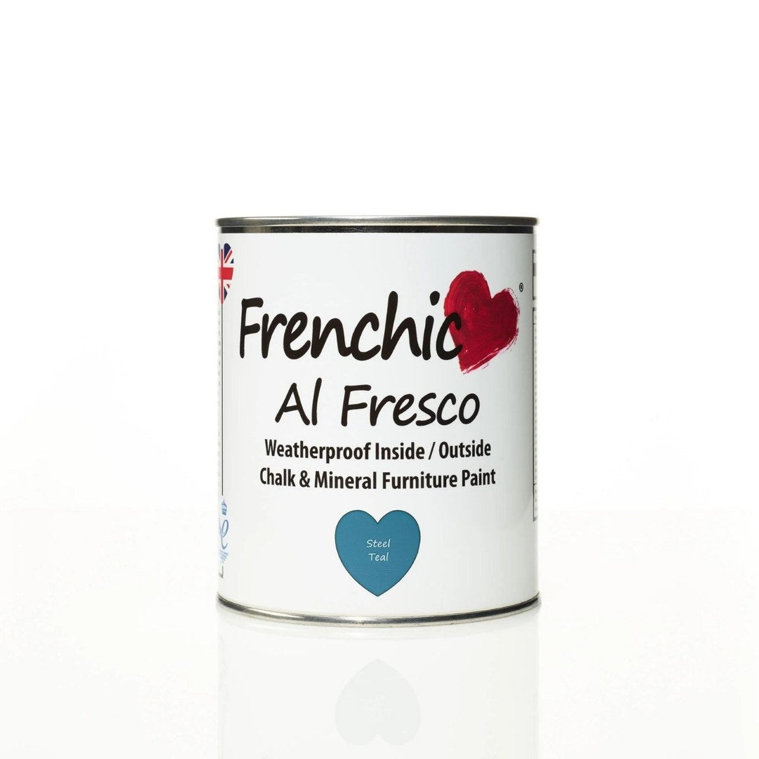 Steel Teal Frenchic Paint Al Fresco Inside _ Outside Range by Weirs of Baggot Street Irelands Largest and most Trusted Stockist of Frenchic Paint. Shop online for Nationwide and Same Day Dublin Delivery