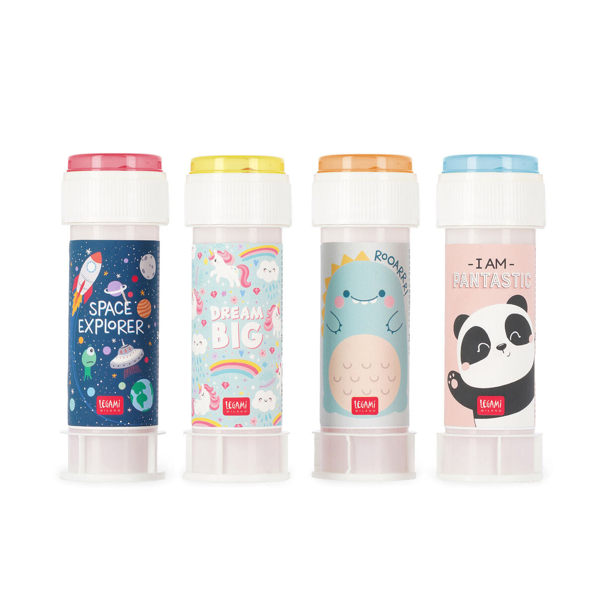 Summer Accessories - Legami Soap Bubbles - Panda /Dino /Unicorn /Space by Weirs of Baggot Street