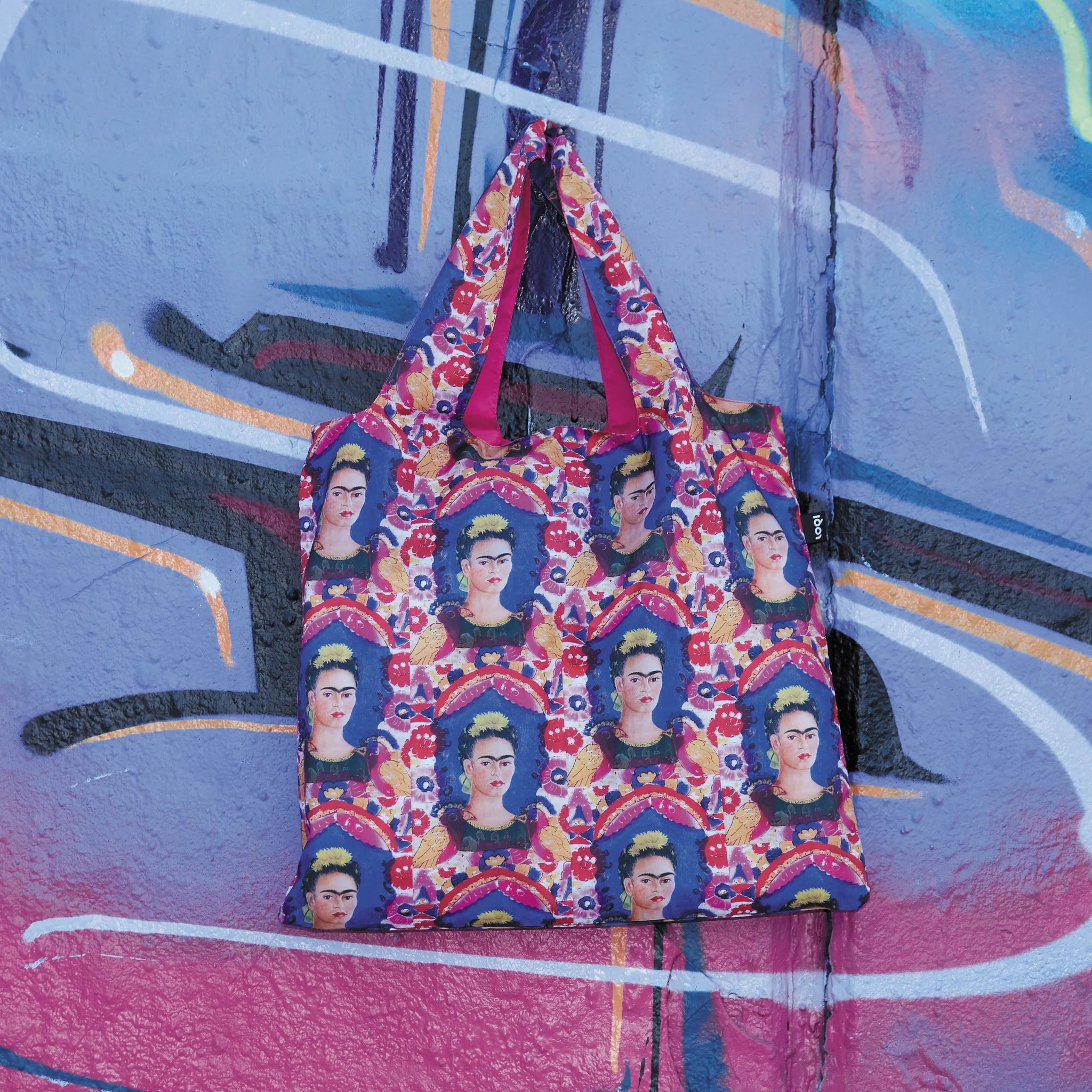 Sustainable Living Loqi Frida Kahlo Frame Recycled Bag by Weirs of Baggot Street