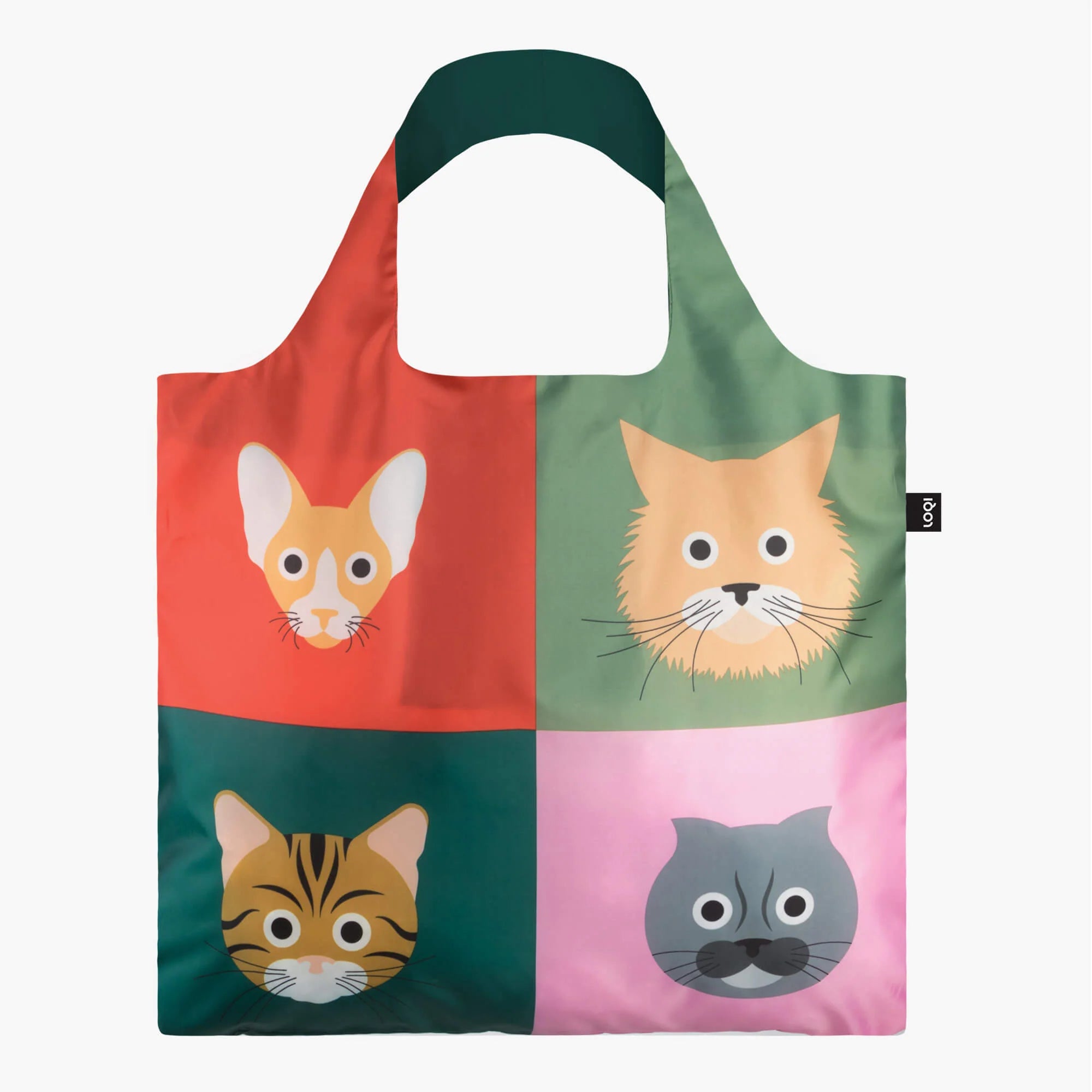 Sustainable Living Loqi Stephen Cheetham Cats Recycled Bag by Weirs of Baggot Street