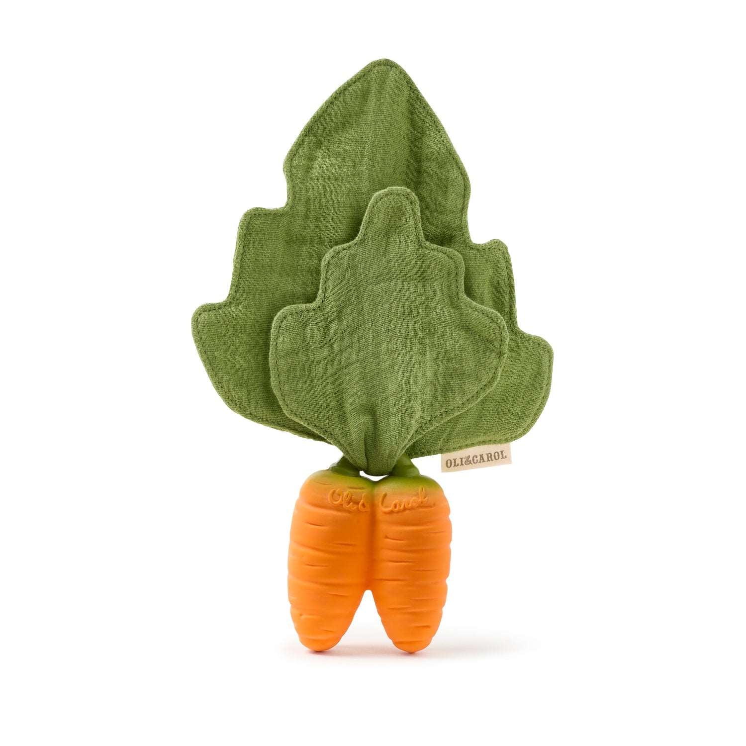 Toys Games and Puzzles Oli & Carol Cathy The Carrot Mini Teether by Weirs of Baggot Street