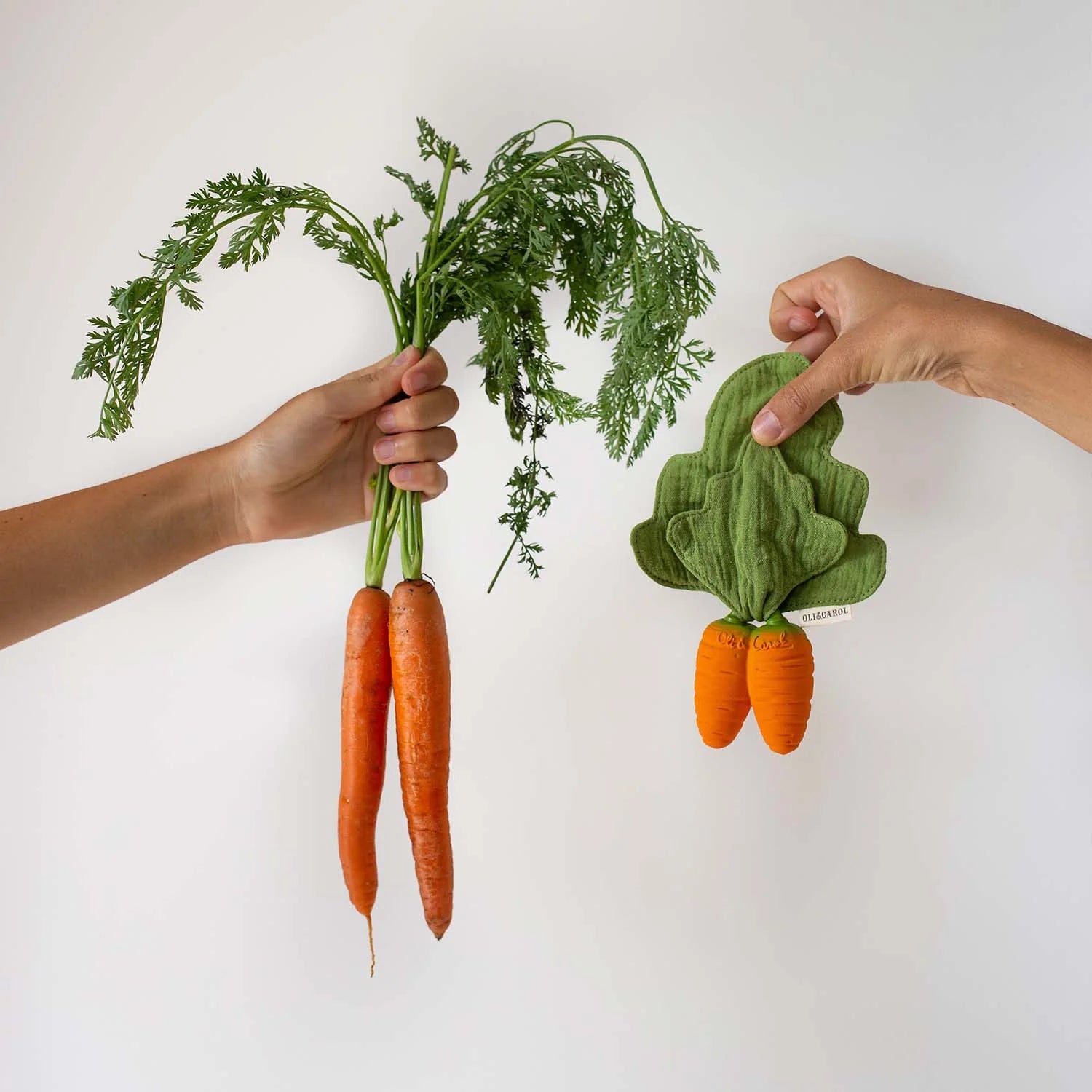 Toys Games and Puzzles Oli & Carol Cathy The Carrot Mini Teether by Weirs of Baggot Street