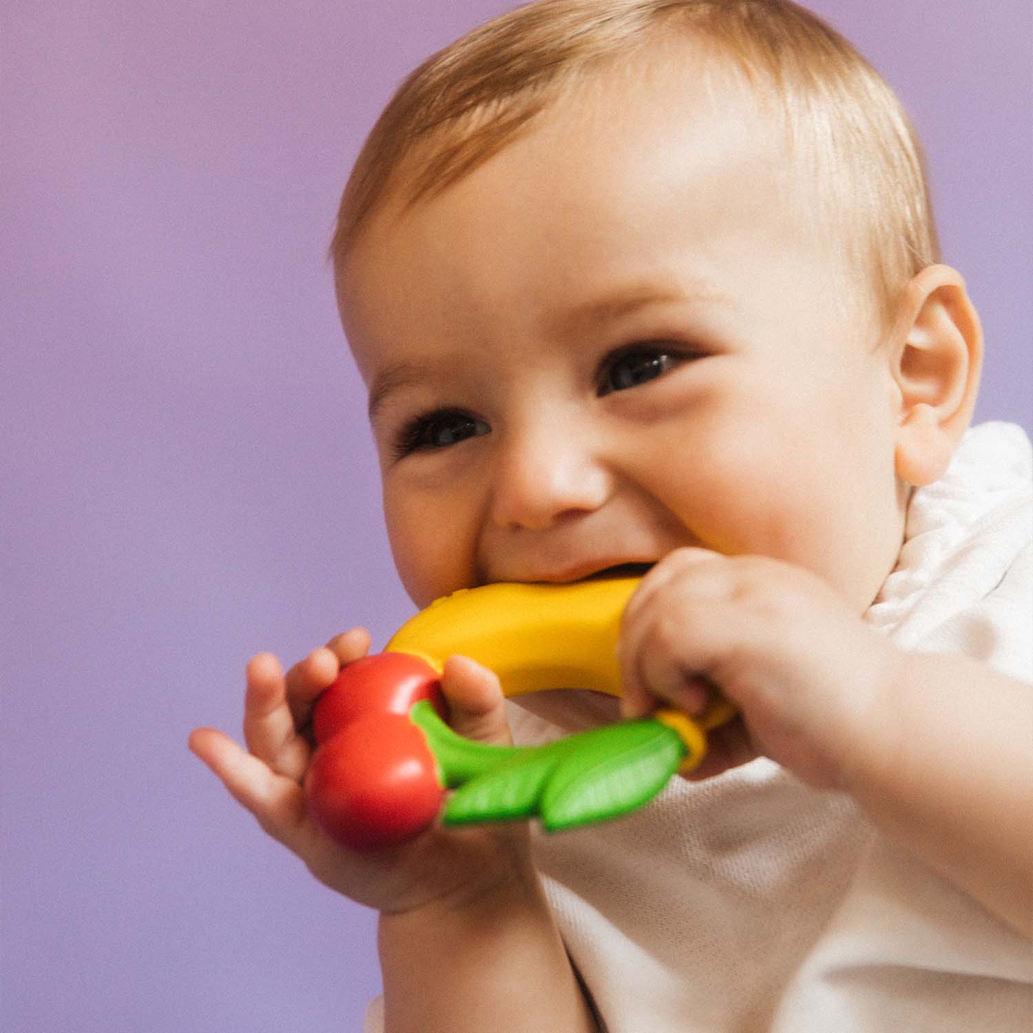 Toys Games and Puzzles Oli & Carol Fruit Teething Ring by Weirs of Baggot Street