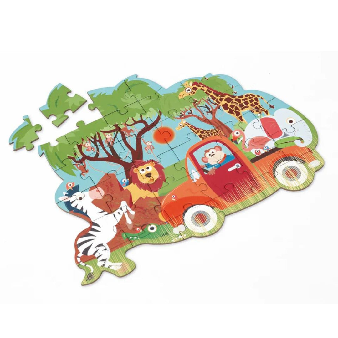 Toys Games and Puzzles Scratch Compact Contour Puzzle: Safari by Weirs of Baggot Street