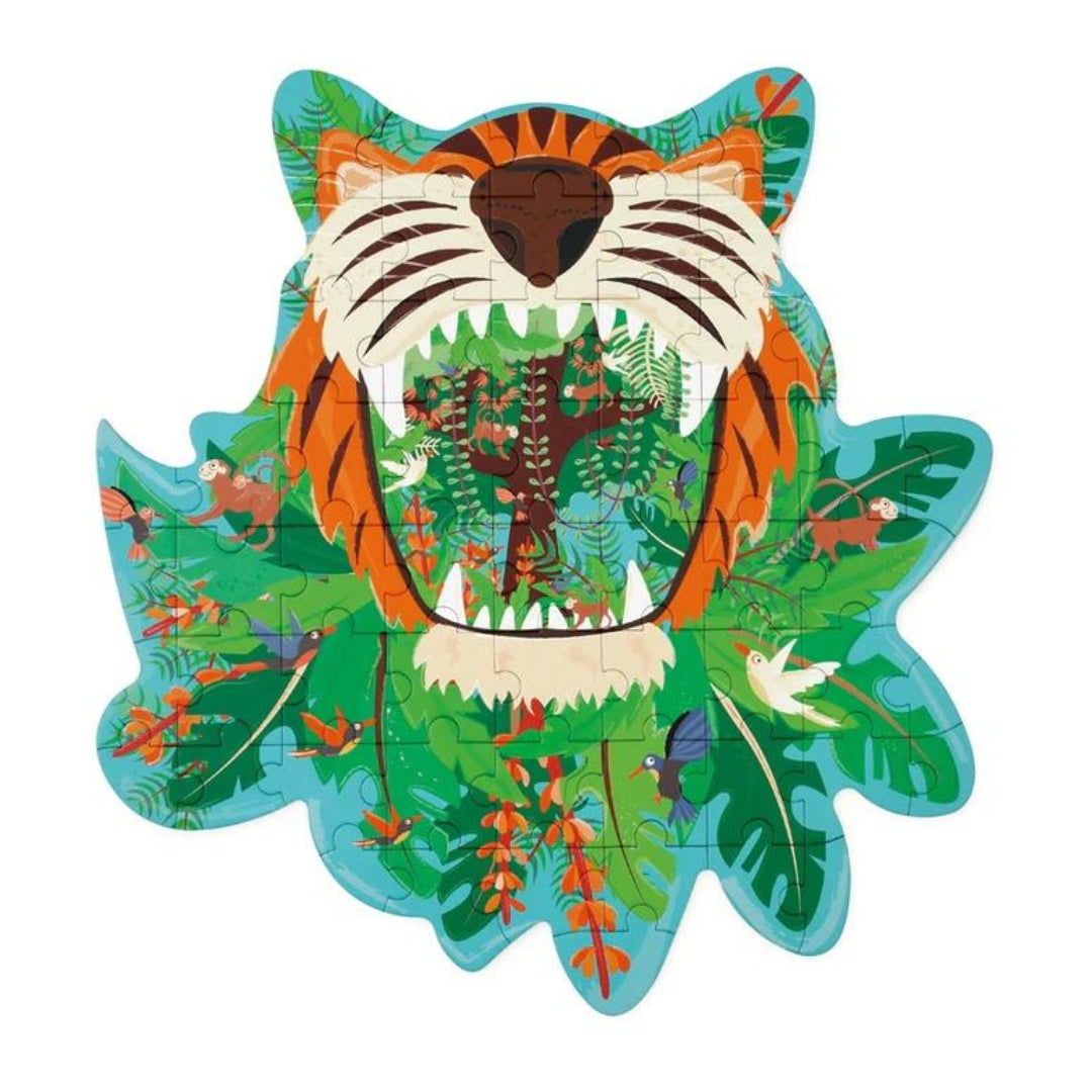 Toys Games and Puzzles Scratch Large Contour Puzzle: Tiger by Weirs of Baggot Street