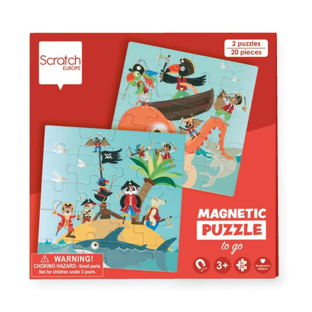 Toys Games and Puzzles Scratch Magnetic Puzzle Book: Pirates by Weirs of Baggot Street