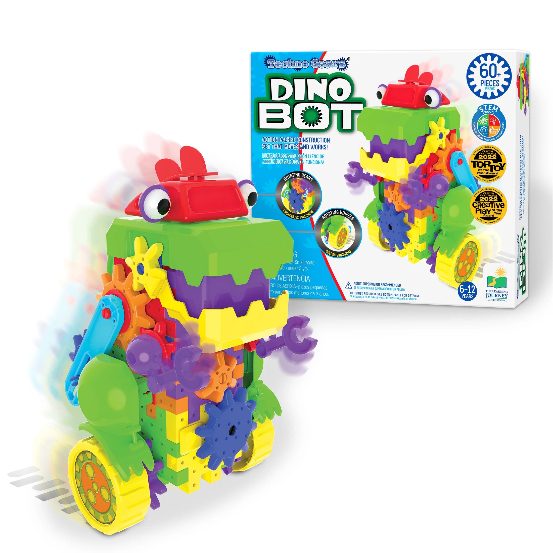 Toys Games and Puzzles Techno Gears Dino Bot 60+ Pcs by Weirs of Baggot Street