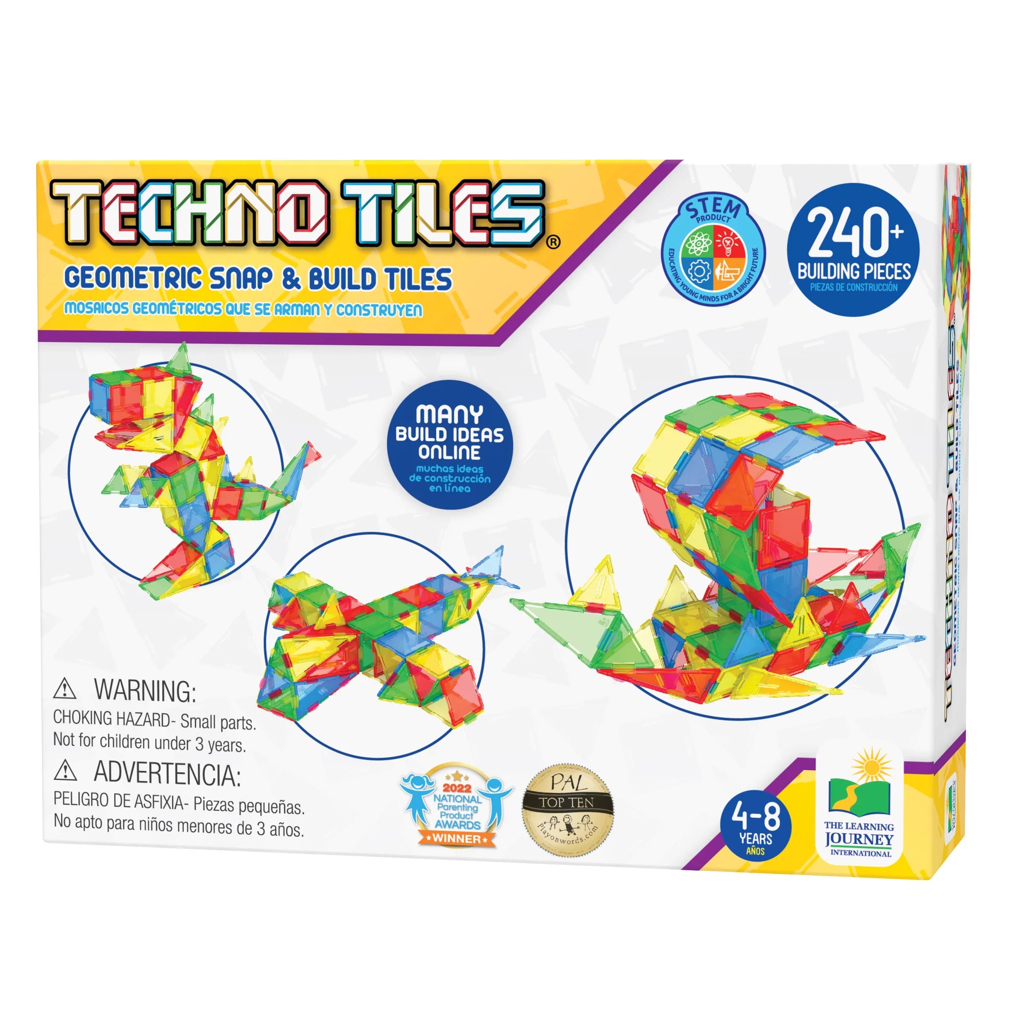 Toys Games and Puzzles Techno Tiles Base Set 200+Pcs by Weirs of Baggot Street