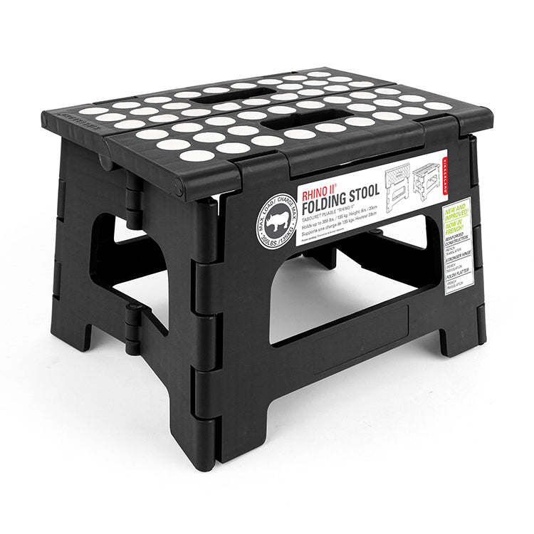 Kikkerland Rhino® II Step Stool Black