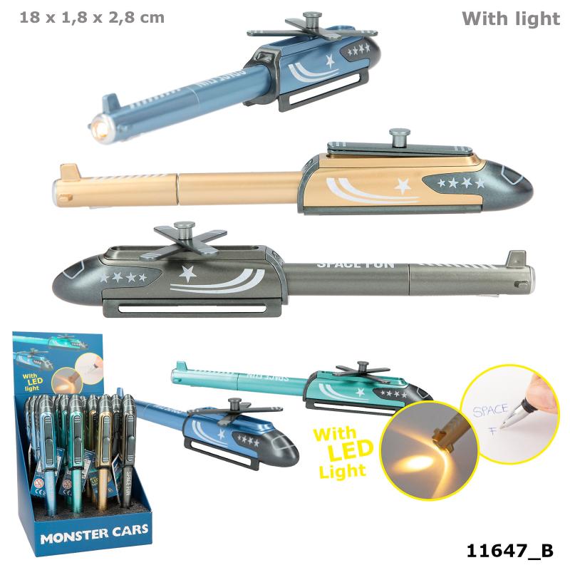 Bubs & Kids | Monster Cars Secret Pen With Led Light by Weirs of Baggot Street