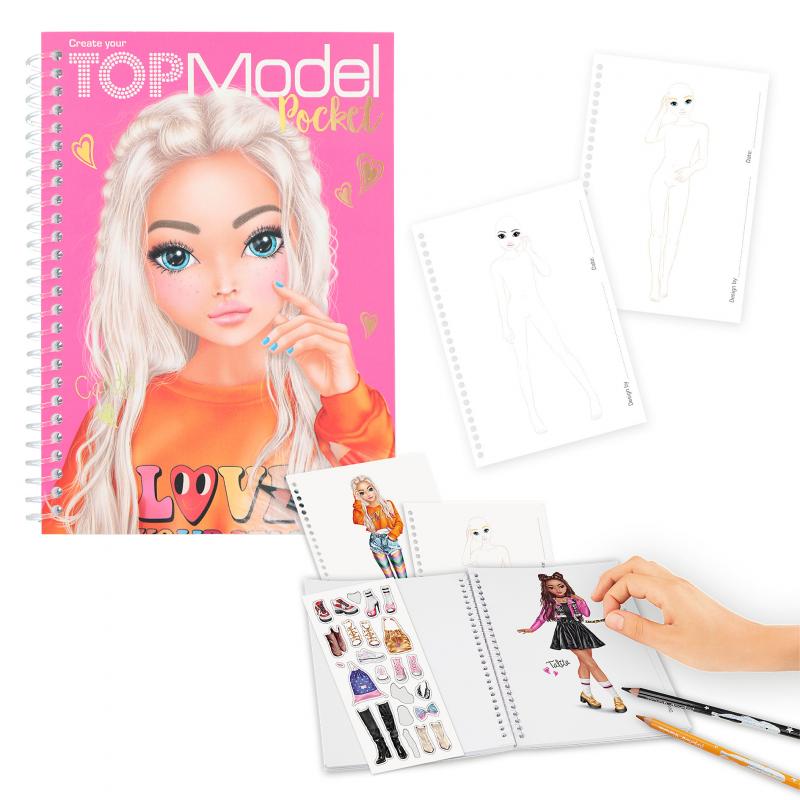 Bubs & Kids | Topmodel Pocket Colouring Book by Weirs of Baggot Street