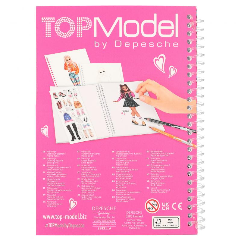 Bubs & Kids | Topmodel Pocket Colouring Book by Weirs of Baggot Street