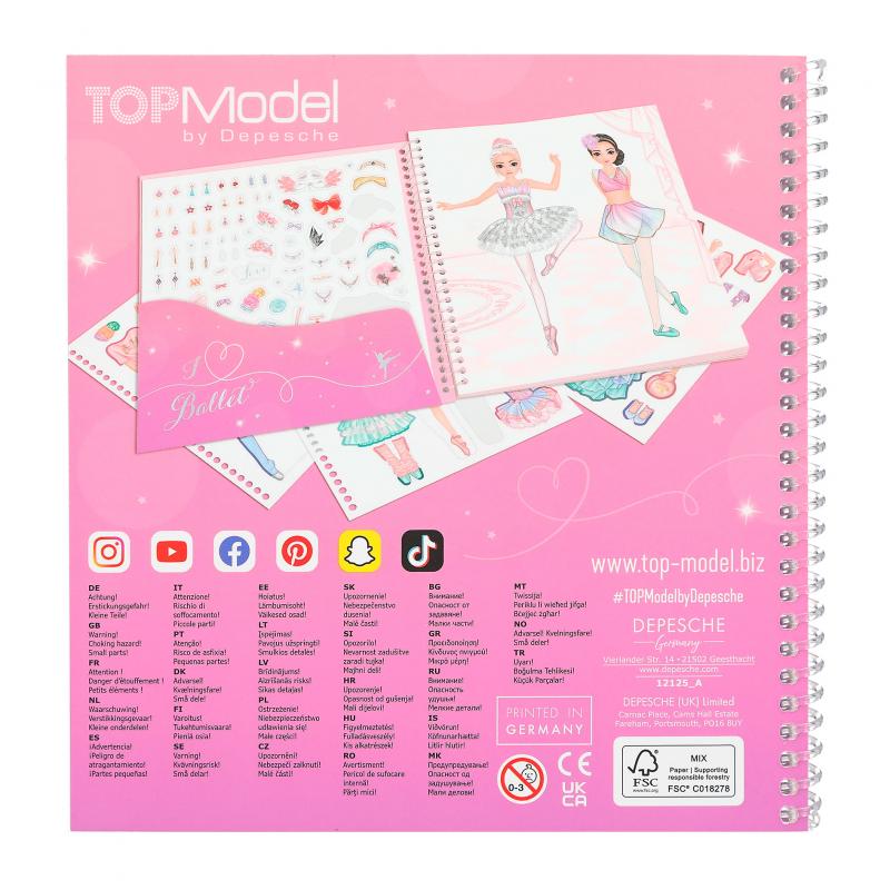 Bubs & Kids | Topmodel Dress Me Up Stickerbook Ballet by Weirs of Baggot Street