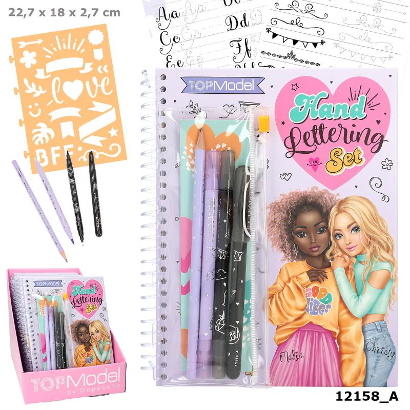 Bubs & Kids | Topmodel Colouring Book Set Handlettering by Weirs of Baggot Street