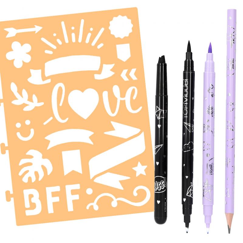 Bubs & Kids | Topmodel Colouring Book Set Handlettering by Weirs of Baggot Street