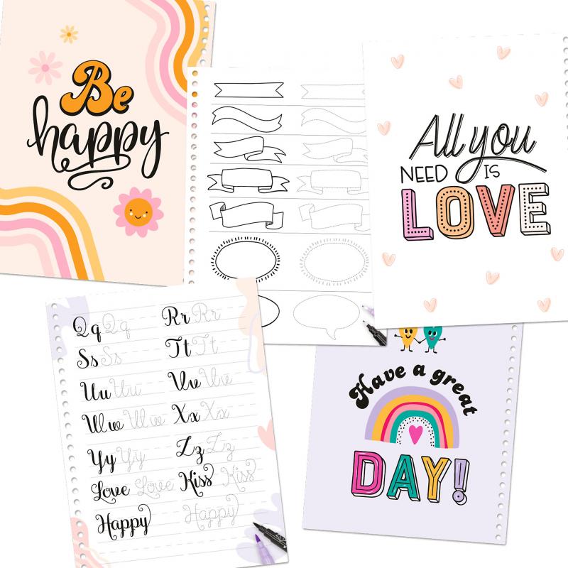 Bubs & Kids | Topmodel Colouring Book Set Handlettering by Weirs of Baggot Street