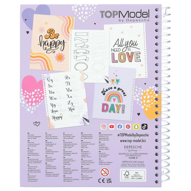 Bubs & Kids | Topmodel Colouring Book Set Handlettering by Weirs of Baggot Street