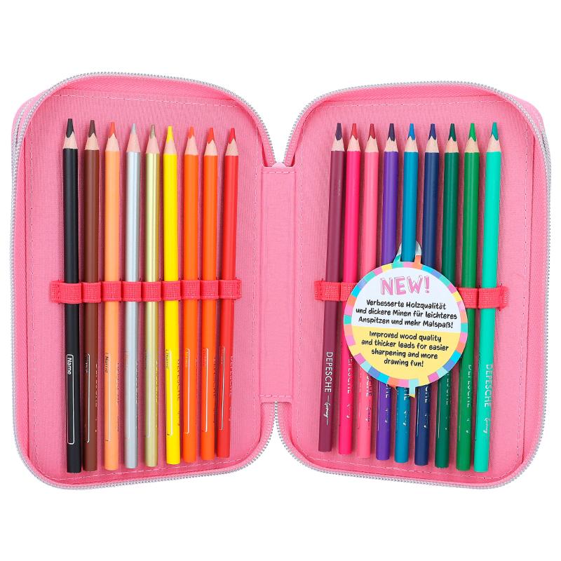 Bubs & Kids | Topmodel Triple Pencil Case One Love by Weirs of Baggot Street