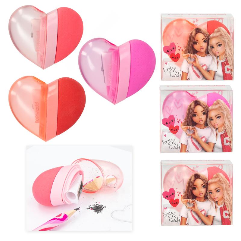 Bubs & Kids | Topmodel 2In1 Heart Eraser & Sharpener One Love by Weirs of Baggot Street