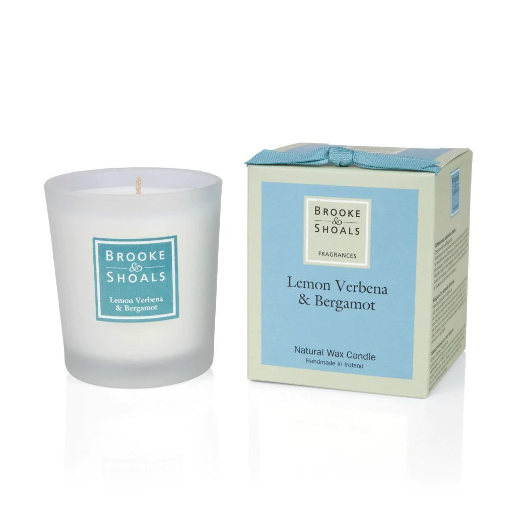 Brooke & Shoals Candle - Lemon Verbena & Bergamot by Weirs of Baggot Street. Celebrating Irish Creators